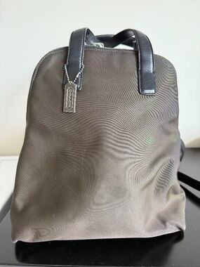 Coach Vintage Nylon and Leather backpack